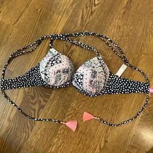 NEW Victoria Secret PushUp Tassel 36B bikini top